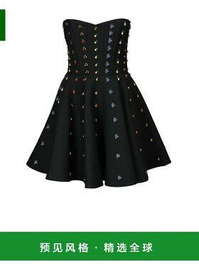 香港直邮VALENTINO 女士连衣裙 XB3VAXJ61CFK92 SS2022 黑色