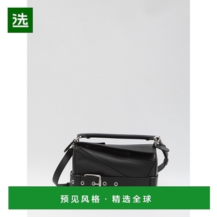 1h可退 香港直邮LOEWE 罗意威 女士 小号亮面牛皮革 Puzzle Biker