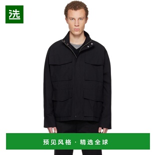 1h可退 香港直邮Studio Nicholson 男士 黑色 Vista 夹克 VISTASN