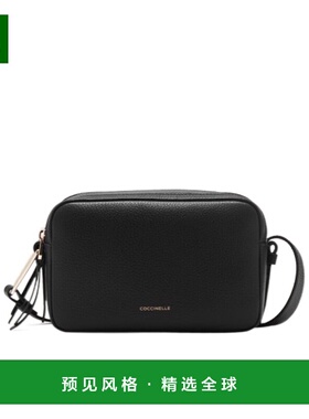 香港直邮COCCINELLE 女士斜挎包 E1R1K150101001 CO 黑色 Malory