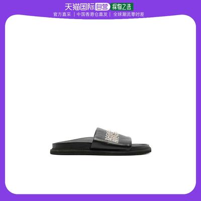 香港直邮Moschino 徽标印花拖鞋 MB28283G1HGD0