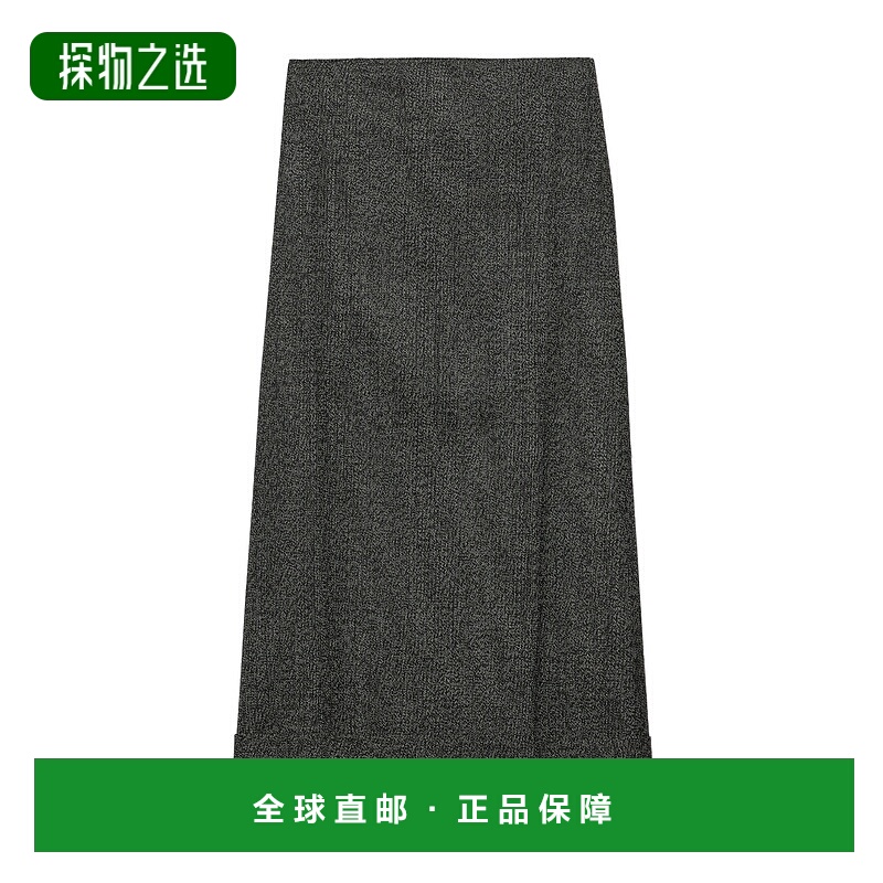 香港直邮Prada Mouliné长款半身裙 P117Y15K8SOOOa字裙