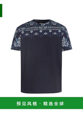 1h可退 香港直邮ETRO 男士T恤 MRMA0002AK976X0883 AW2025 黑色 T