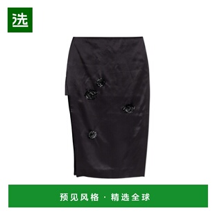 AW2025长裙 WAW25SK173010BLACK 香港直邮CASABLANCA 女士半身裙