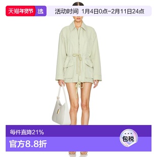 1h可退 香港直邮GRLFRND 女士 高科技华达呢风雪大衣夹克 GROW89U