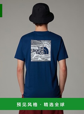 欧洲直邮北面男士 Redbox 庆典T恤TheNorthFace新款