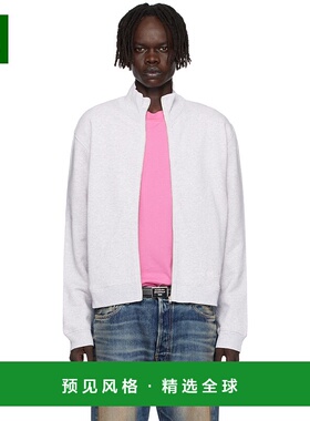 1h可退 香港直邮Acne Studios 艾克妮 男士 灰色拉链夹克 CI0207