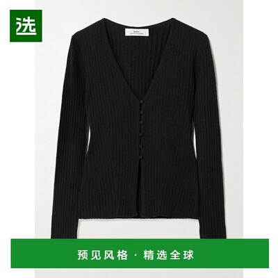 1h可退 香港直邮Arch4 女士 New 背心罗纹有机羊绒针织开衫 KNCD2