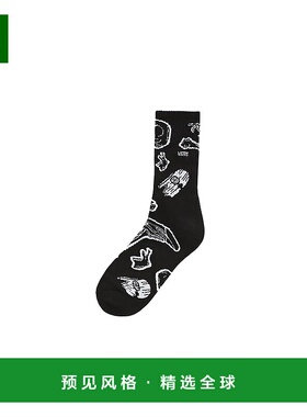 1h可退 香港直邮Vans 范斯 yard 骨头袜子 VN00061MKBLK1