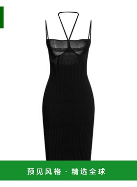 1h可退 香港直邮ANDREĀDAMO 女士 紧身连衣裙 black黑色 舒适时尚