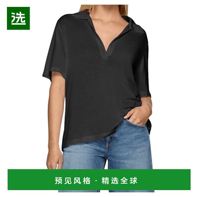 香港直邮DONDUP 女士T恤 DS022JF0349DXXX999 SS2025 黑色