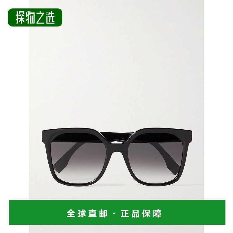 1h可退 香港直邮Fendi 芬迪 女士 超大款板材方框太阳镜 FE40007I