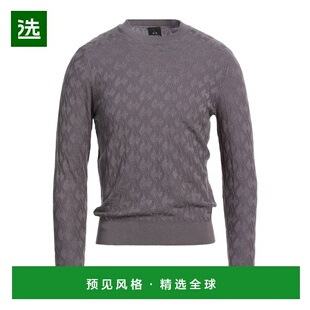 1h可退 香港直邮Armani Exchange 男士 毛衣 grey灰色 舒适时尚