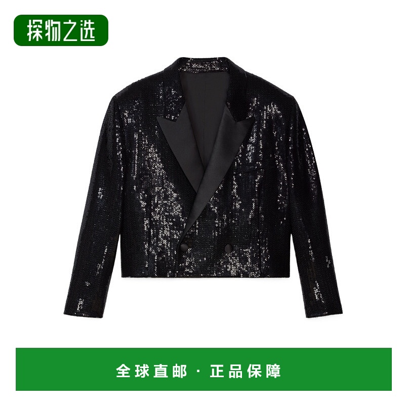 香港直邮Celine 思琳 女士 翻领双排扣西装外套 2V28J028R