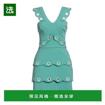 1h可退 香港直邮Elisabetta Franchi 女士 紧身连衣裙 green绿色
