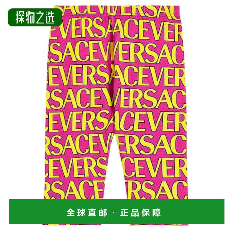 香港直邮Versace Young 婴儿 Versace 全棉混纺打底裤童装 003711