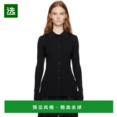 毛衣 1h可退 242775F09 黑色两面开口开衫 女装 美国直邮 Recto