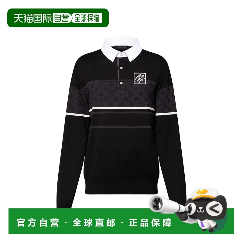 1h可退 欧洲直邮LV（2025新品）Monogram提花长袖polo衫