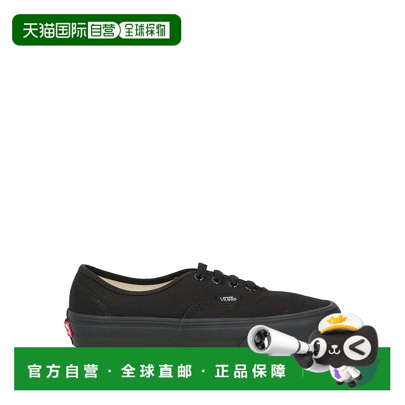 1h可退 香港直邮Vans 范斯 女士 运动鞋 black黑色 舒适时尚