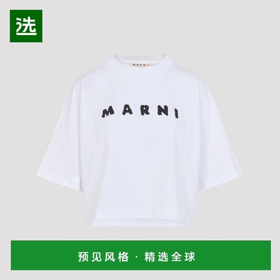 香港直邮MARNI 女士T恤 THJE0333P5USCX42SLW01 SS2026 白色