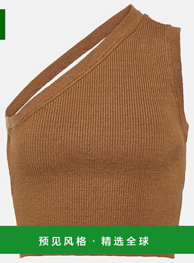 1h可退 香港直邮Jacquemus 女士 La Maille Ascu 亚麻混纺短款上