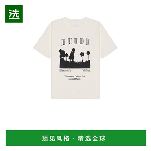 1h可退 香港直邮Rhude 男士 Thousand Palms T恤 RHFW25TT02012