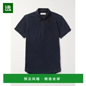 修身 1h可退 棉质凸纹布Po 男士 Sebastian Orlebar Brown