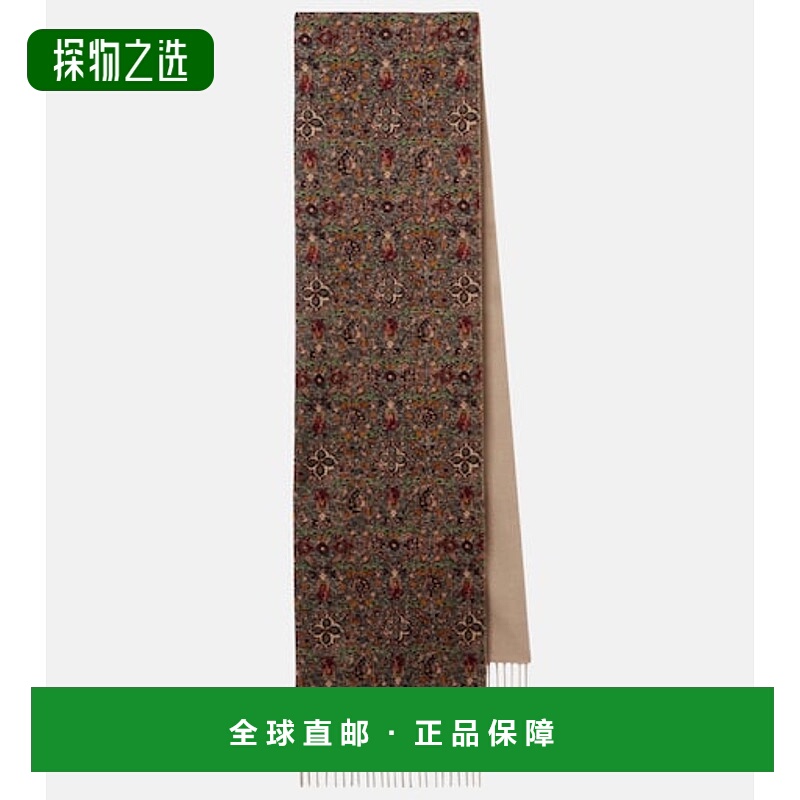 香港直邮Loro Piana 诺悠翩雅 女士 羊绒围巾 beige米色 舒适时尚