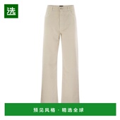 香港直邮FAY pock SS2025 白色 女士休闲裤 NTW8250533TVTVC002