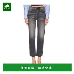 1h可退 香港直邮mother denim 女士 Tomcat 及踝磨损牛仔裤 16841