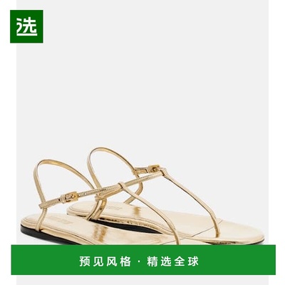 1h可退 香港直邮Paris Texas 女士 Montecarlo 金属感皮质人字拖