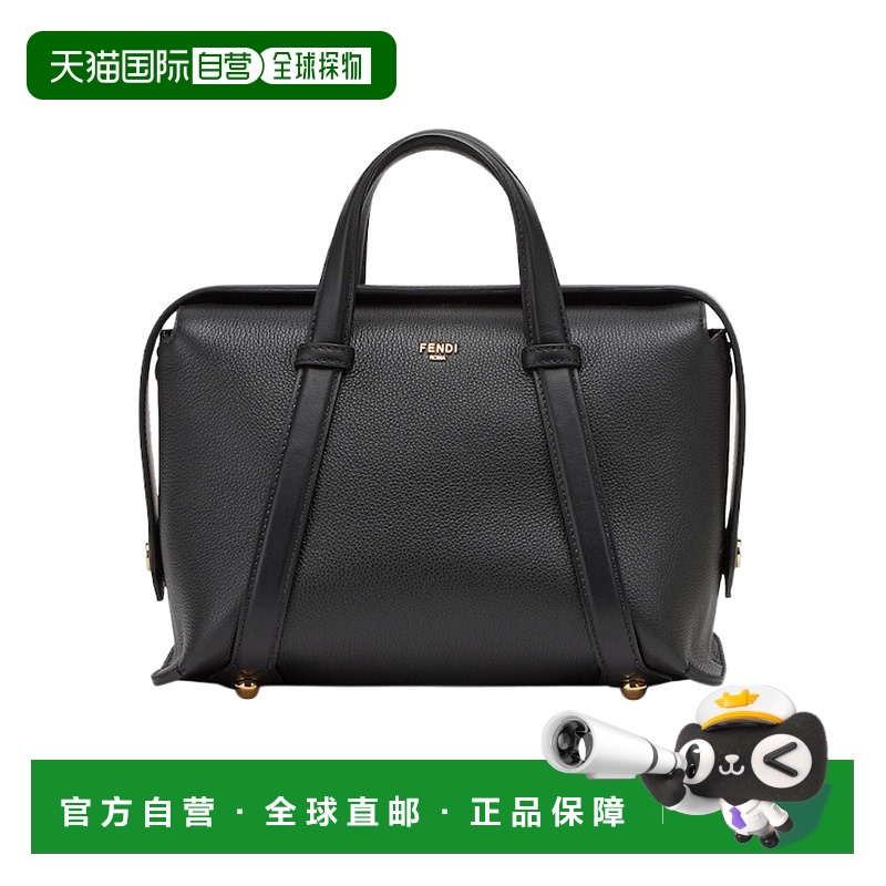 香港直邮Fendi Boston 中号单肩包 8BL152APZA手提包