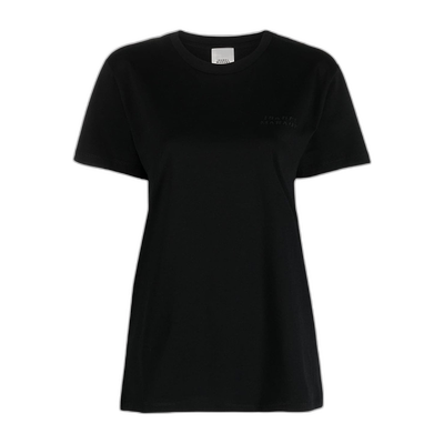 香港直邮Isabel Marant 徽标短袖T恤 TS0103FAA2N44I