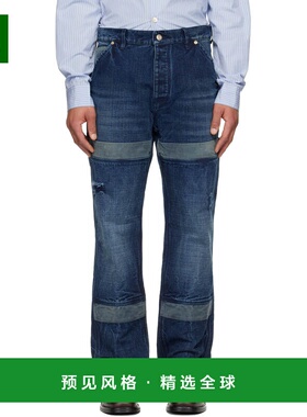 1h可退 香港直邮Wales Bonner 男士 蓝色 The Sierra 牛仔裤 UA25