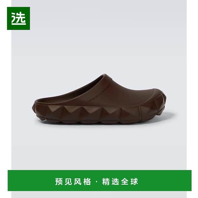 香港直邮valentino 华伦天奴 男士 Turtle 罗马铆钉木屐