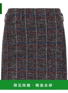 香港直邮Missoni 亮片格纹半身裙 DS25WH1EBC005Va字裙