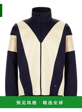 香港直邮VALENTINO 男士针织衫 VMF29RBBPBLB SS2026 蓝色 长袖拉