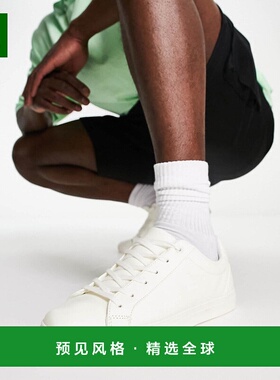 1h可退 香港直邮ASOS 男士 设计训练鞋(白色) white白色 舒适时尚