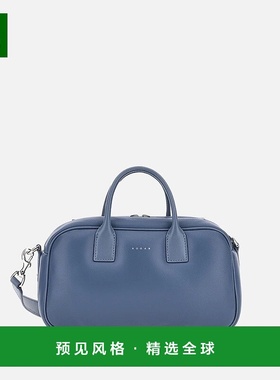 欧洲直邮Hogan Bam Bam蓝色小号挎包手拿包布袋手提包单肩包