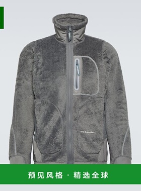 1h可退 香港直邮And Wander 男士 Loft 高抓绒夹克 grey灰色 舒适