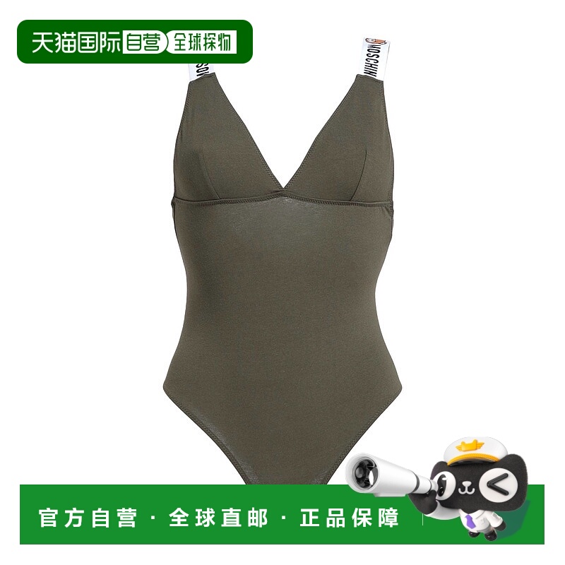1h可退 香港直邮Moschino 莫斯奇诺 女士 内衣连体衣 green绿色