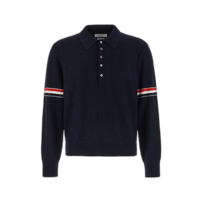 欧洲直邮THOM BROWNE 男士POLO衫MKP108AY1002415条纹