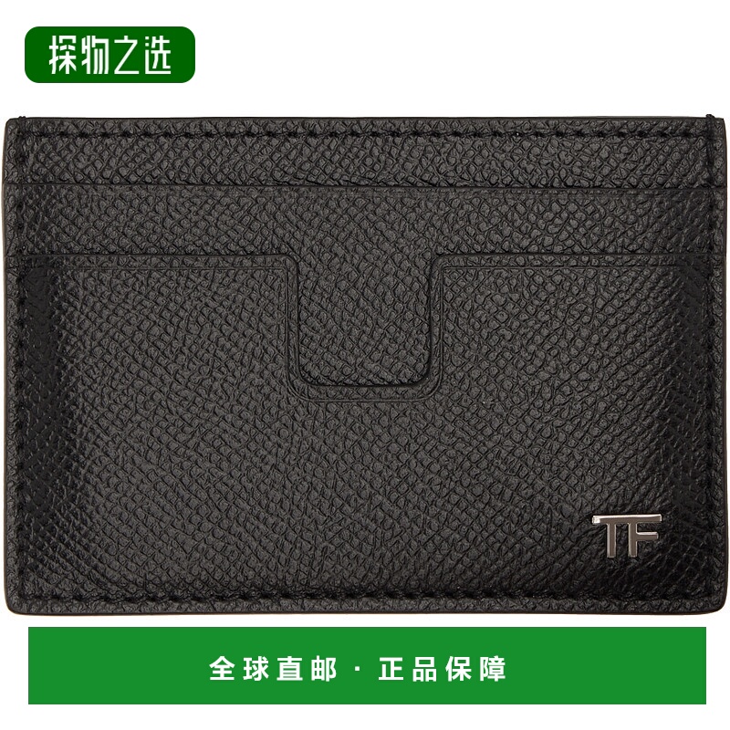 香港直邮Tom Ford 汤姆·福特 男士 黑色小号 Grain Leather Clas