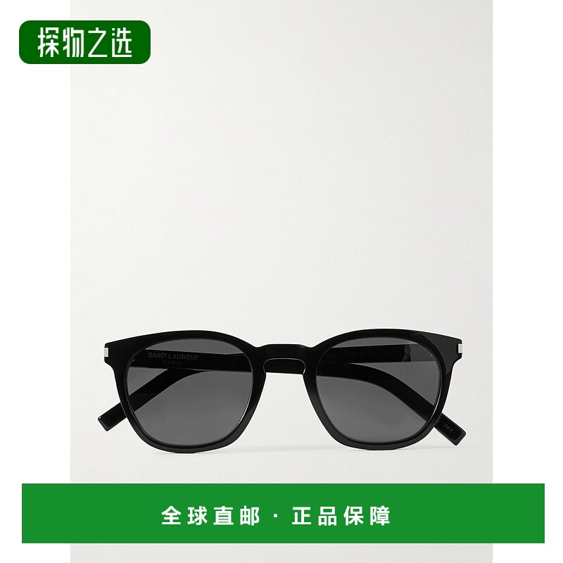 香港直邮Saint Laurent 圣罗兰 男士 SL 28 D形框醋纤太阳眼镜 SL