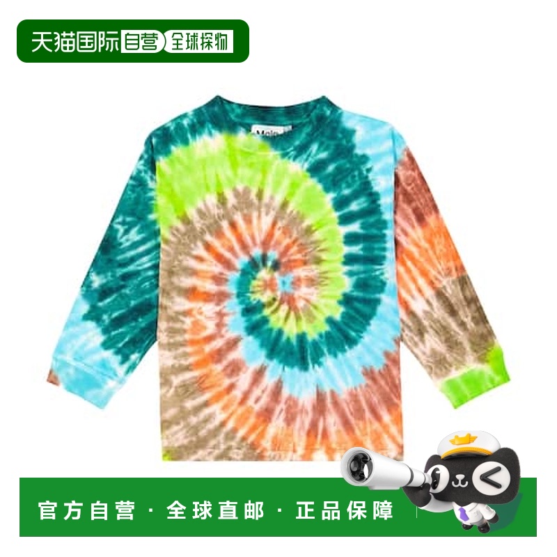 香港直邮Molo 女童 Rube 印花棉质T恤童装 colorful花色 舒适时尚