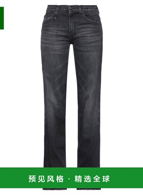 1h可退 香港直邮R13 女士 小喇叭牛仔裤 black黑色 舒适时尚