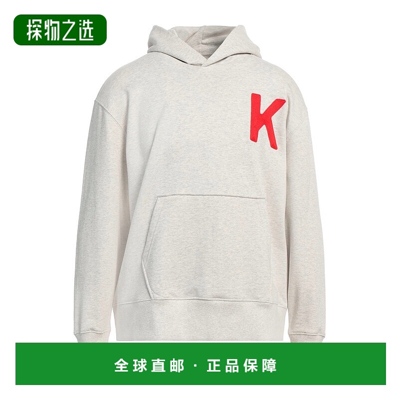 香港直邮kenzo 高田贤三 男士 连帽运动衫 grey灰色 舒适时尚