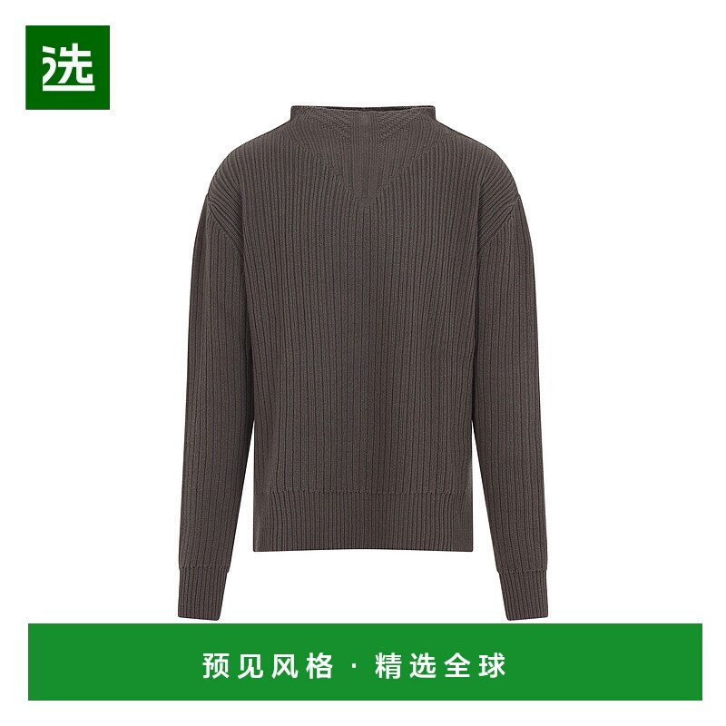 香港直邮Rick Owens 长袖针织半高领毛衣 RU02E1649KWV