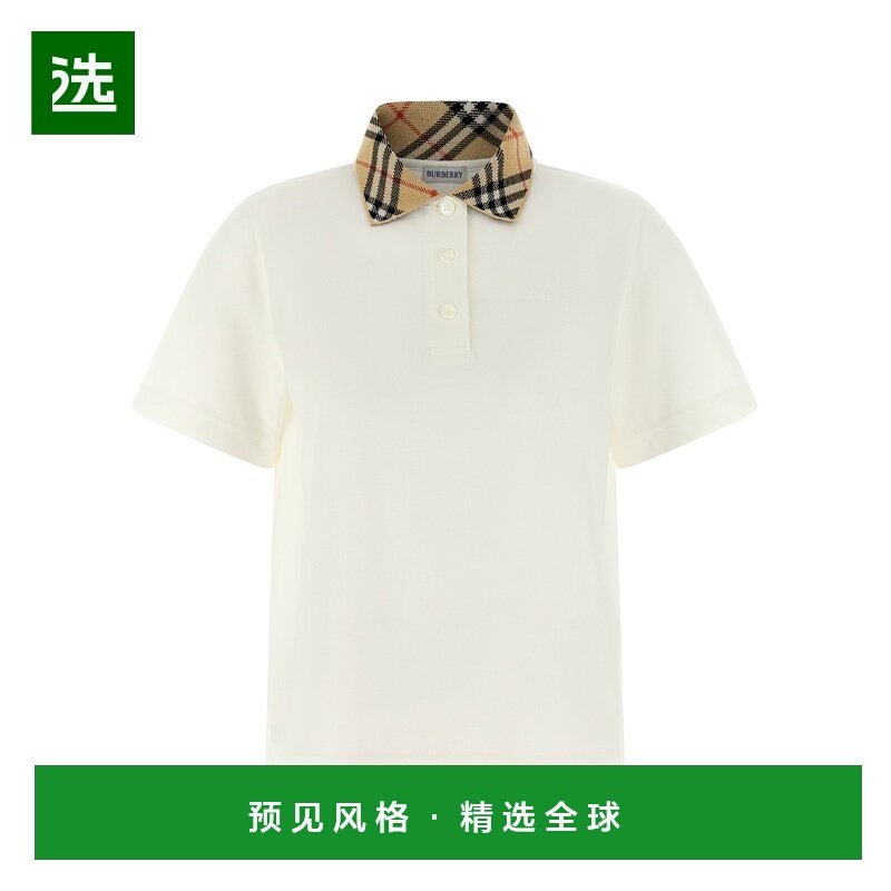 香港直邮BURBERRY 女士POLO衫 8118958CHALK SS2026 白色 'Imogen,女装/女士精品,POLO衫,淘宝优惠券,粉丝福利购,淘宝优惠卷