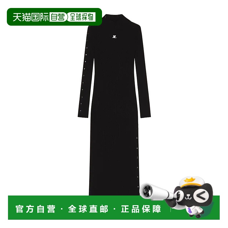 香港直邮Courreges 长袖连衣裙 325MRO692FI0001